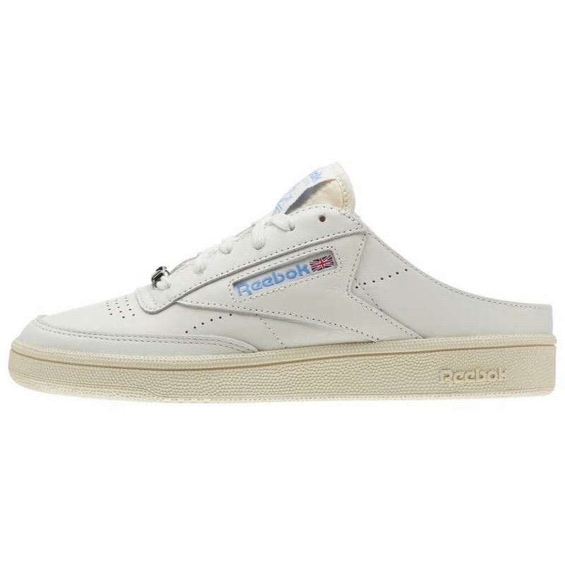 Reebok Club C 85 Mule Tenisky Damske - Biele/Modre ZX1573HE